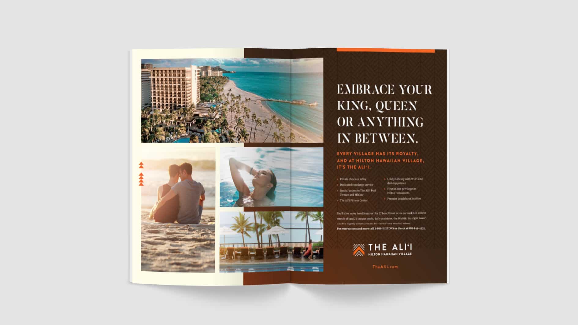 The Ali'i Magazine Spread